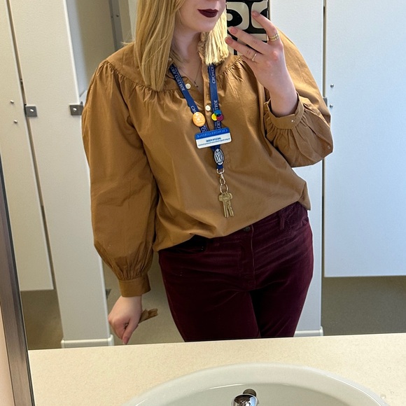 NWOT Old Navy Peasant Blouse - Picture 2 of 4